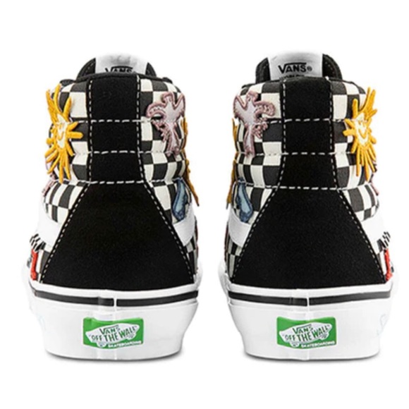 VANS X SKATEISTAN limited edition collab  pro skate shoes mens or womens sk8-hi - Picture 5 of 16